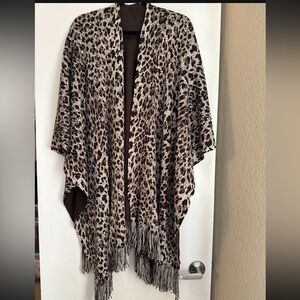 Leopard Poncho